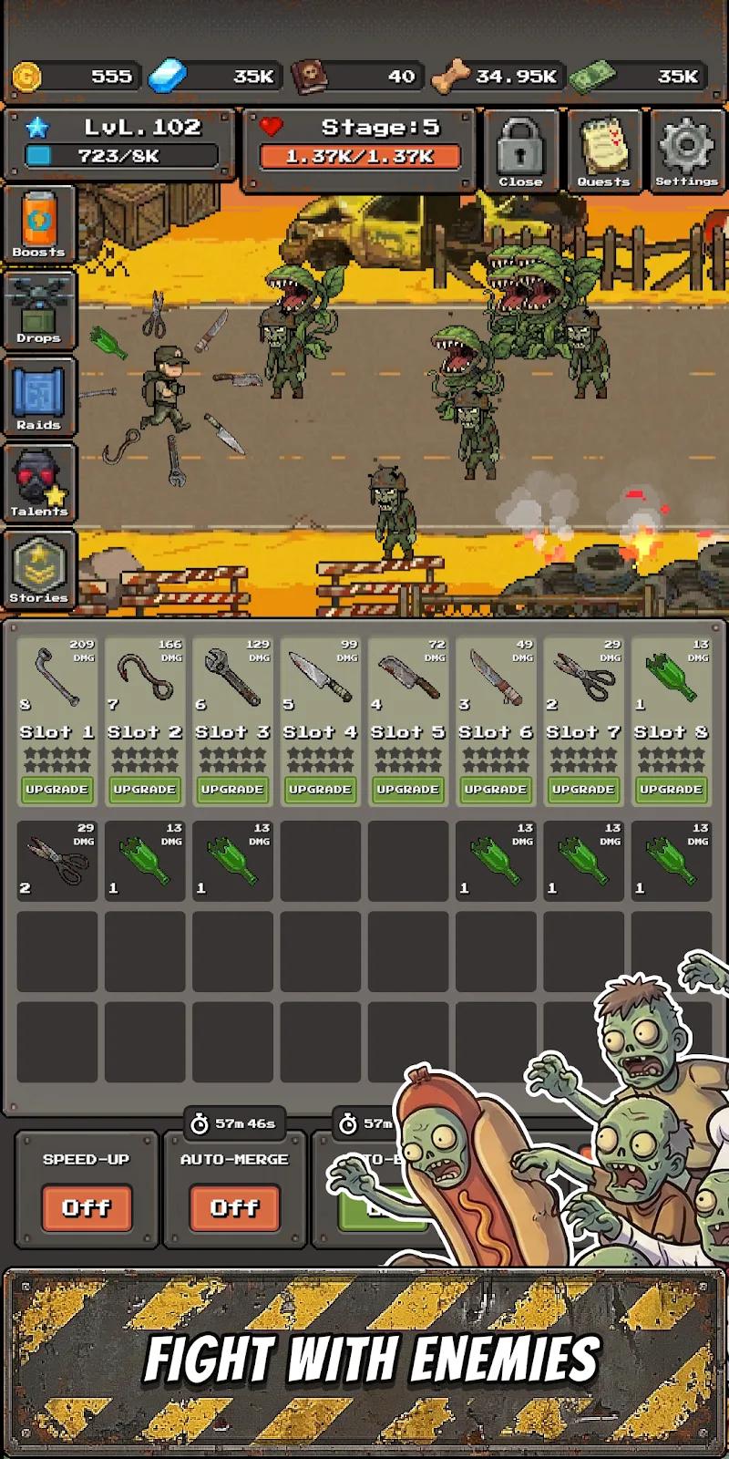 Idle Survivor: Zombie Land Screenshot 1