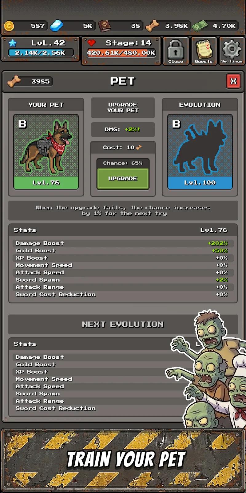 Idle Survivor: Zombie Land Screenshot 4