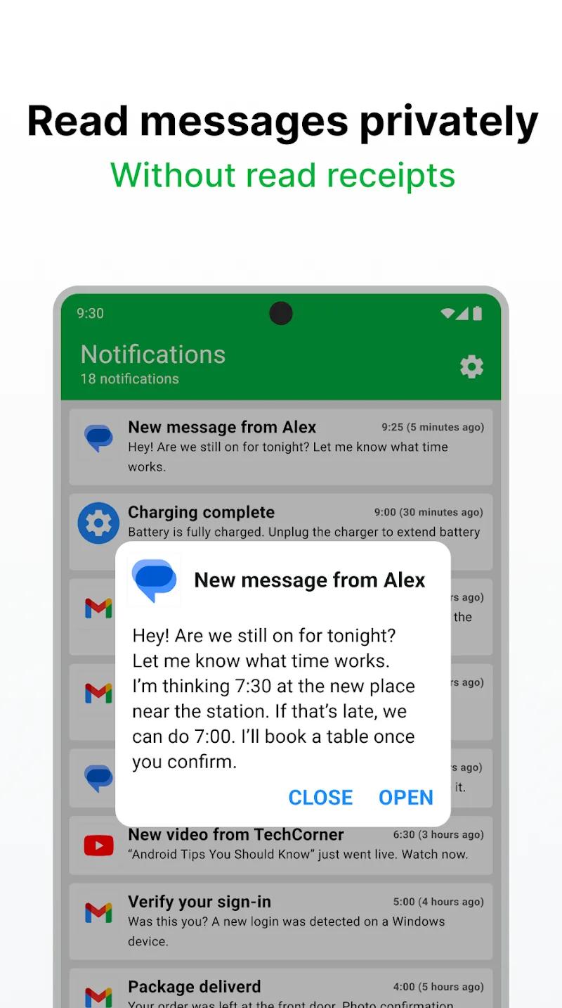 Notification History Screenshot 1