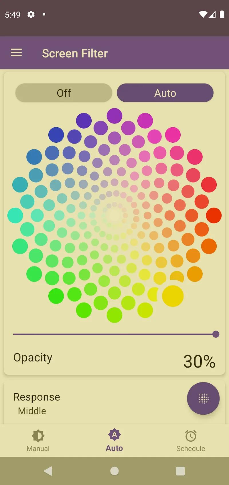 Screen Color Filter Screenshot 3