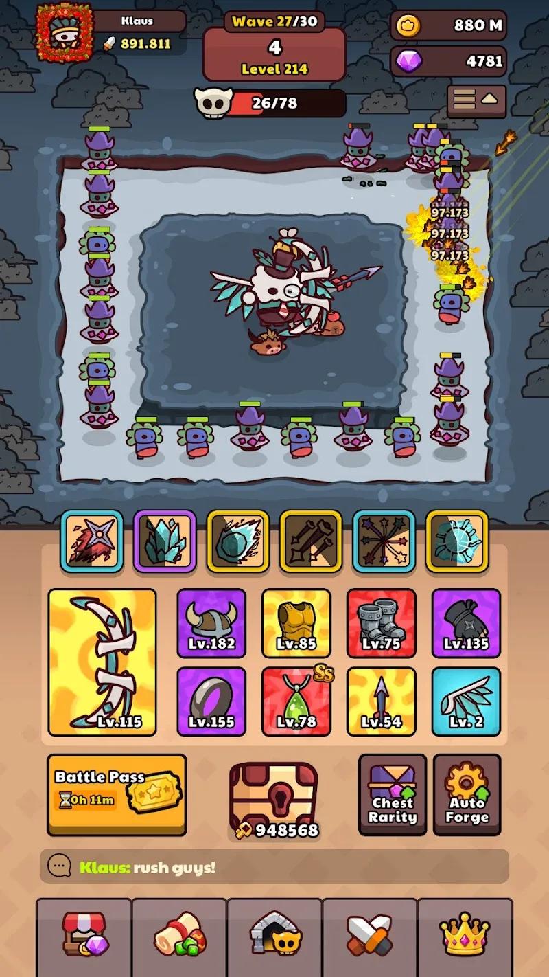 Smith Legend: Idle Rpg TD Screenshot 5