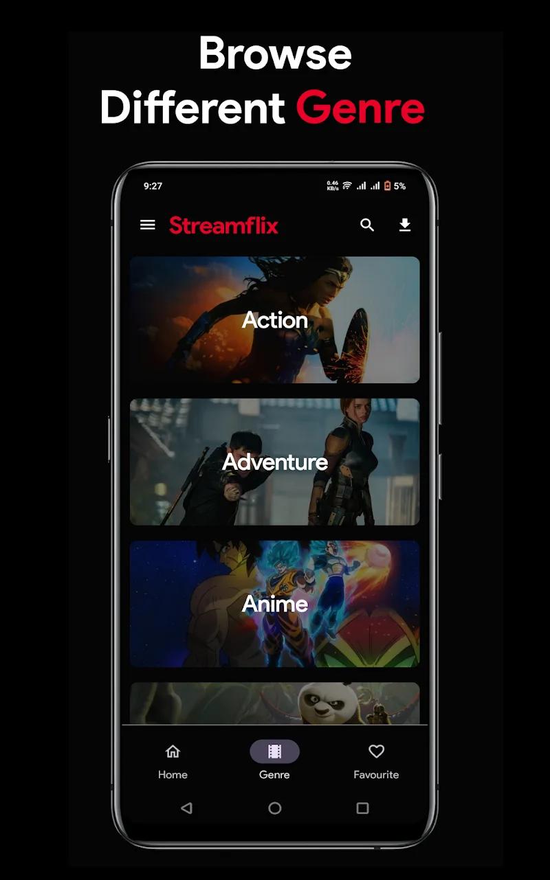 Streamflix:HD Movies & TV App Screenshot 3
