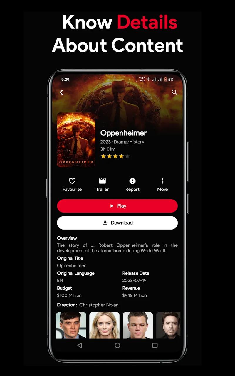 Streamflix:HD Movies & TV App Screenshot 4