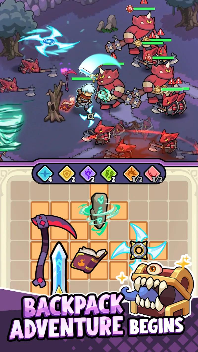 Backpack Legends Adventure RPG Screenshot 1