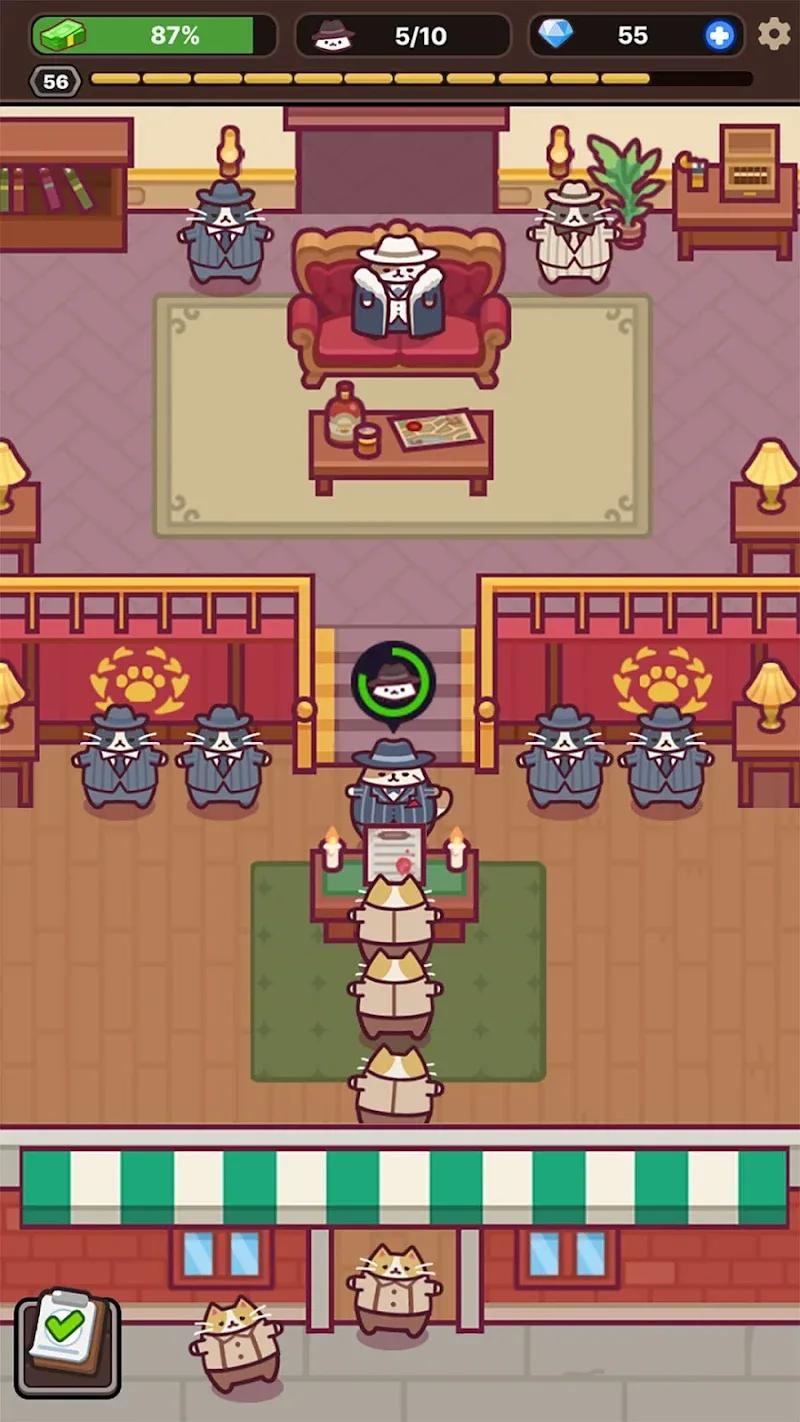Cat Mafia : Idle Tycoon Games Screenshot 1