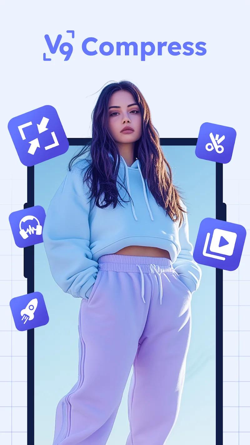 Compress, Reduce Video Size (V9Compress) Screenshot 1