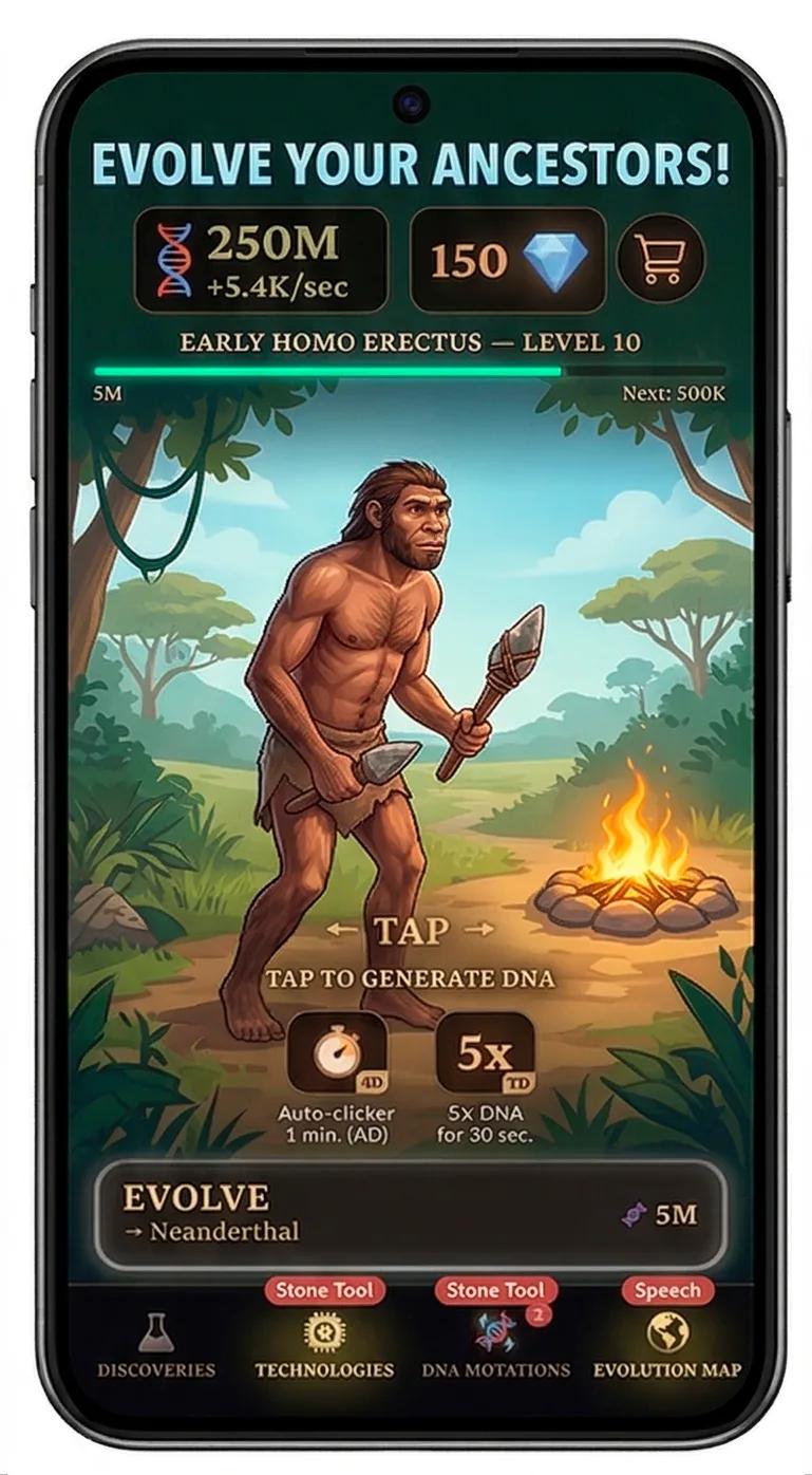 Life Clicker: Tap to Evolve Screenshot 2
