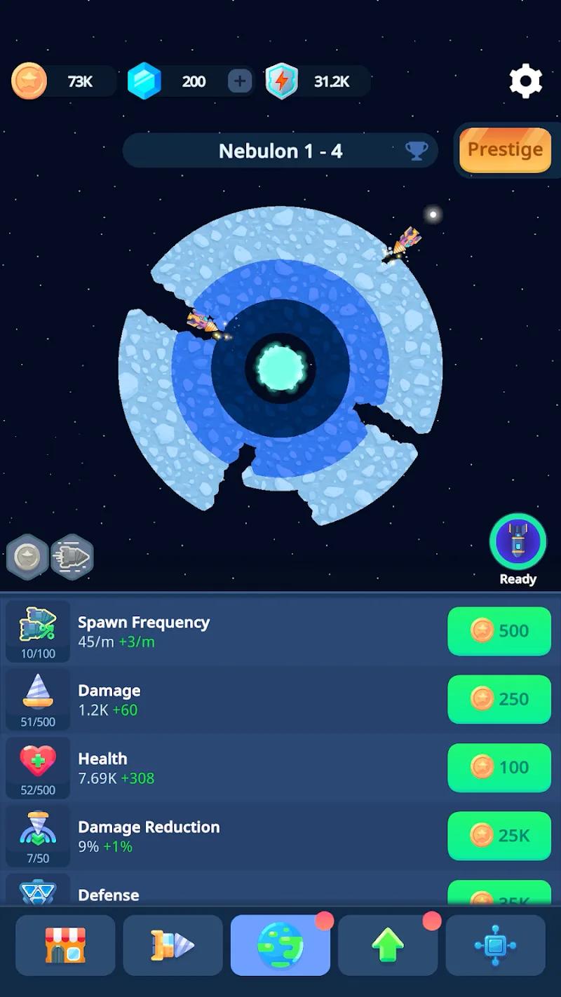 Planet Miner: Idle Action Game Screenshot 1
