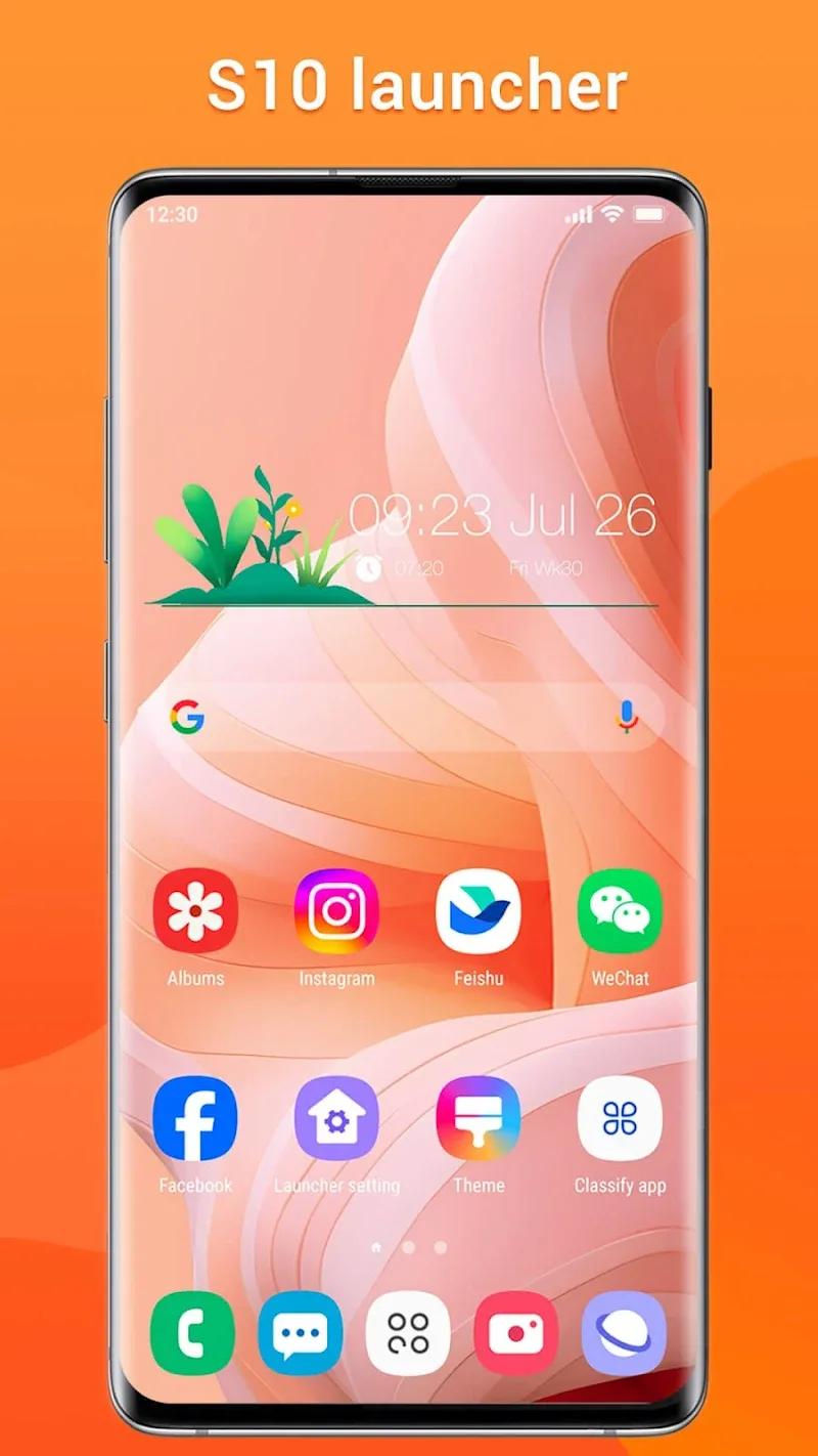 Super S10 Launcher, Galaxy S10 Screenshot 1
