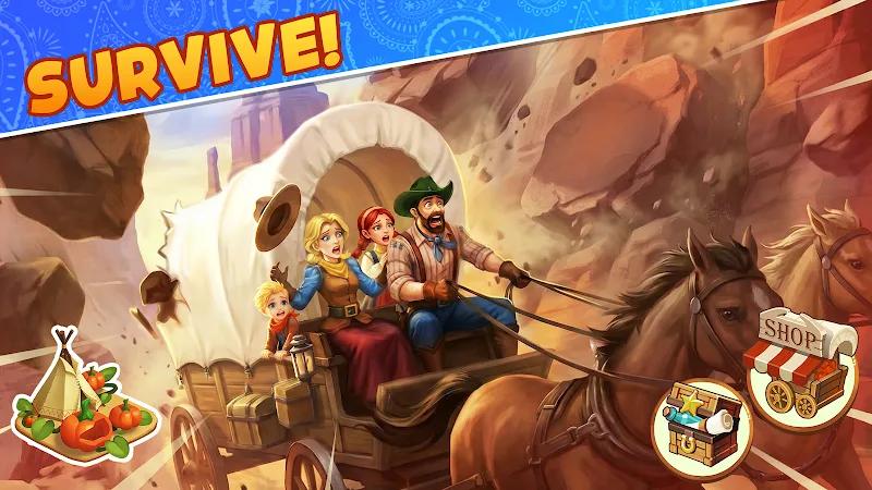 Westward Farm: Family Escape Screenshot 2