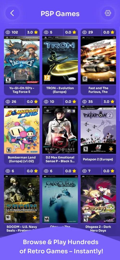 XGames – Play PSP, PS2 & More Screenshot 4