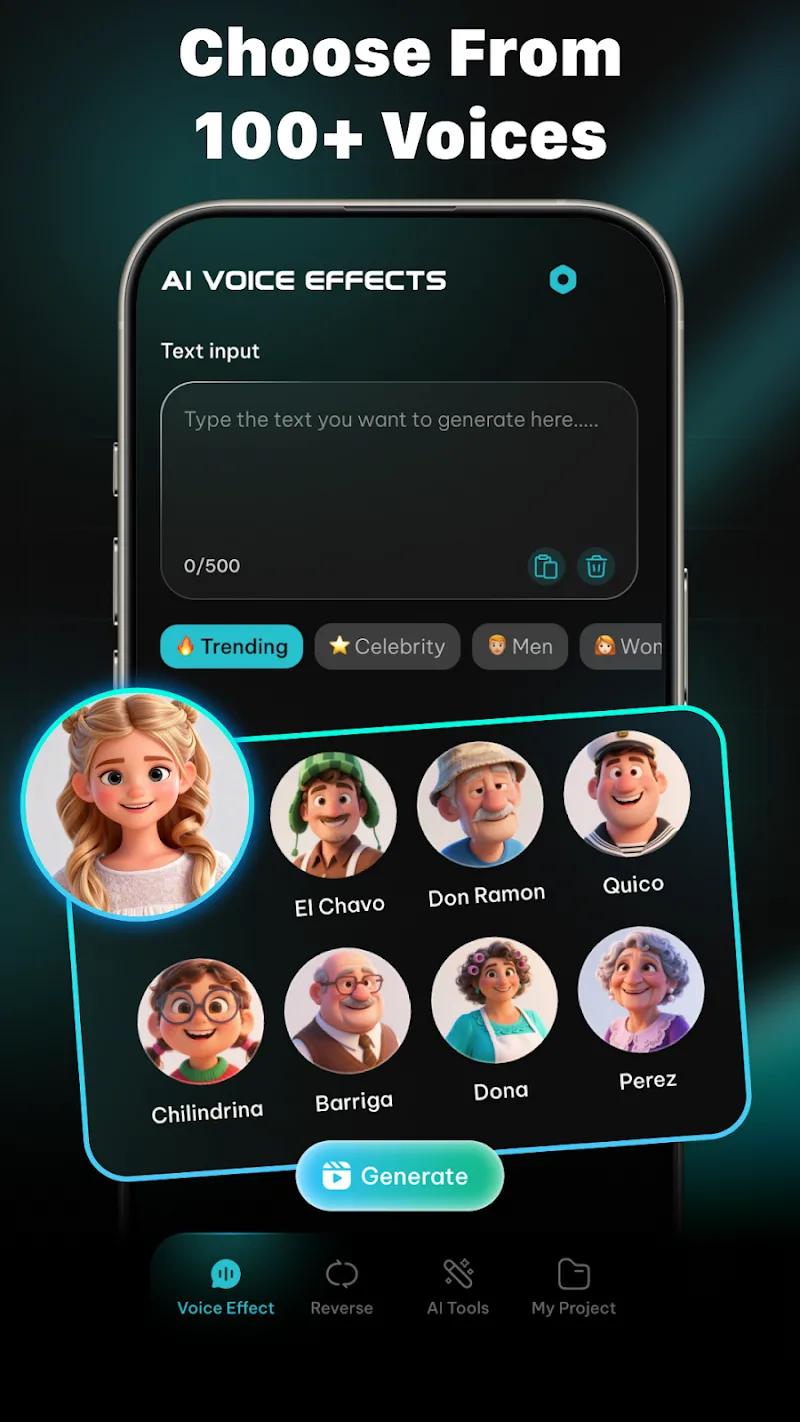 AI Voices - Text to Speech (AI Voice Changer & Generator) Screenshot 3