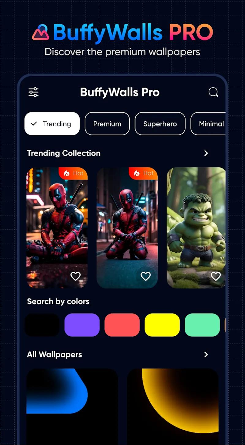BuffyWalls Pro Screenshot 1