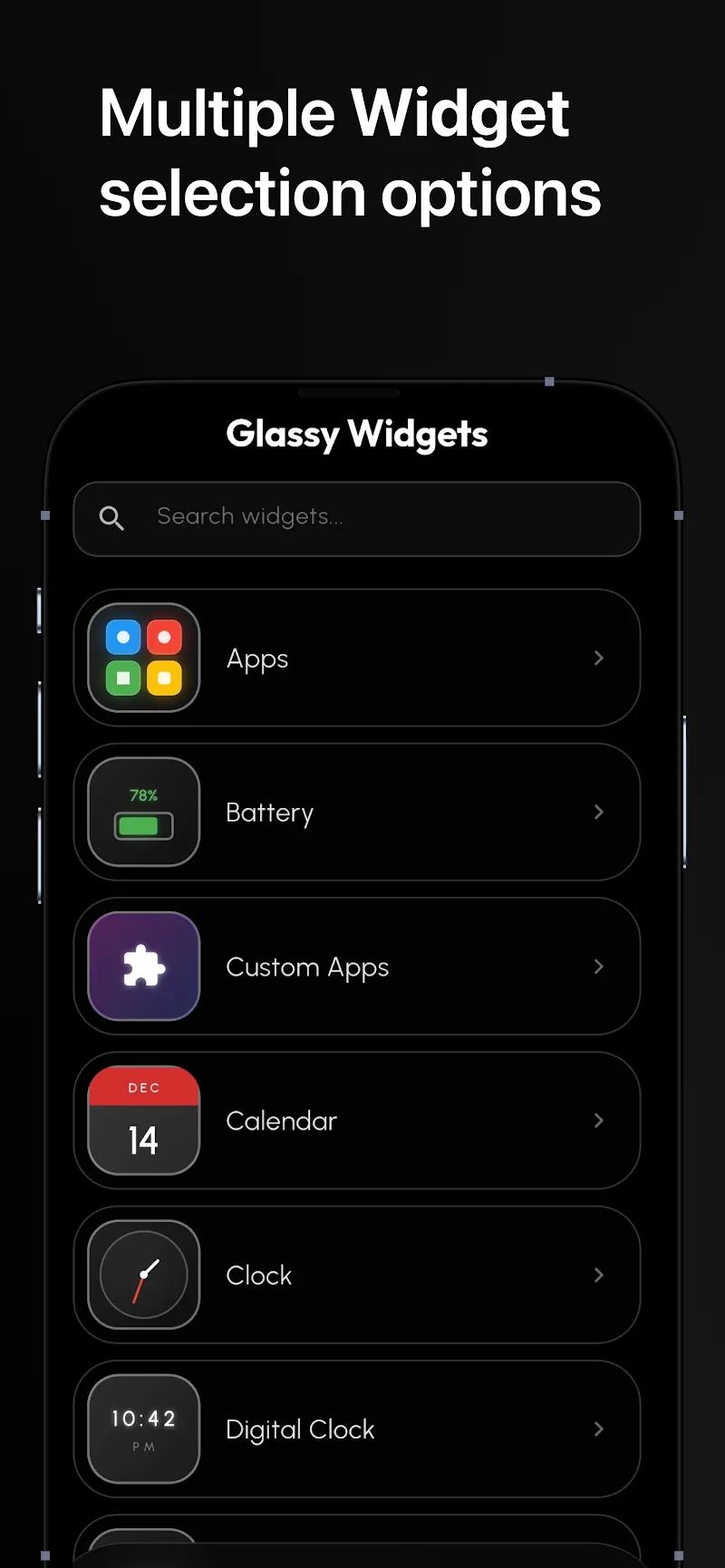 Glassy Widgets Screenshot 4