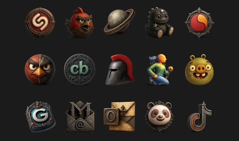 Goth - Icon Pack Screenshot 4