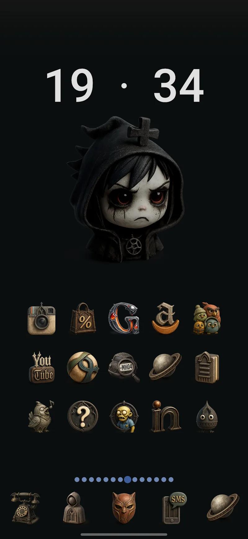 Goth - Icon Pack Screenshot 5