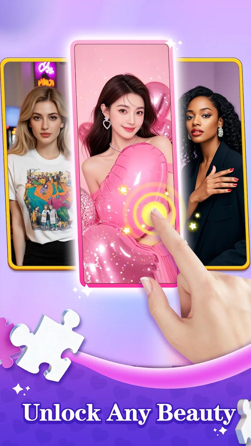 Heartstring Puzzle-Girl Jigsaw Screenshot 2