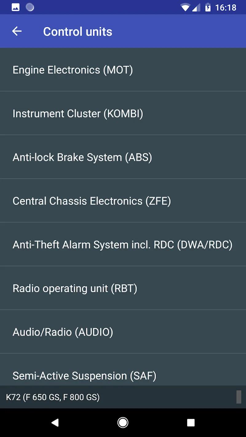 MotoScan for BMW Motorcycles Screenshot 3