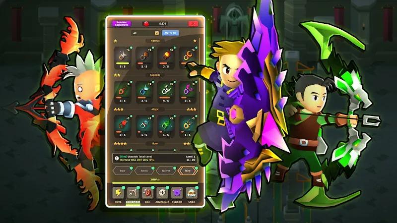 Super Arrow AFK: Skill Combos Screenshot 3