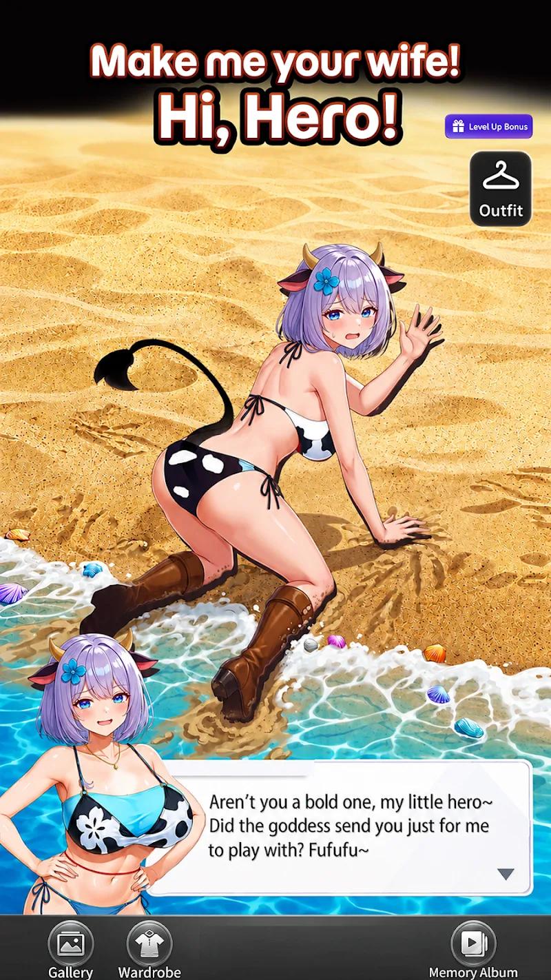 Anime Girlfriend Isekai Harem Screenshot 1