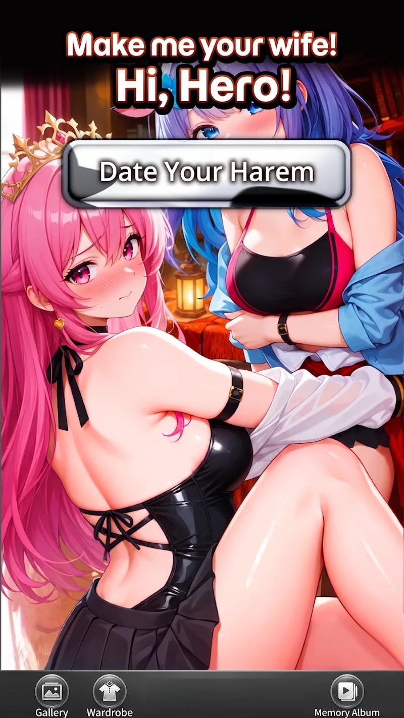Anime Girlfriend Isekai Harem Screenshot 2