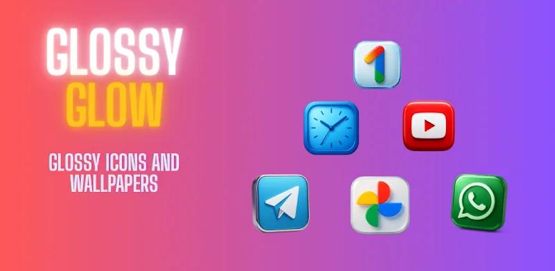 Glossy Glow Icon Pack Screenshot 1