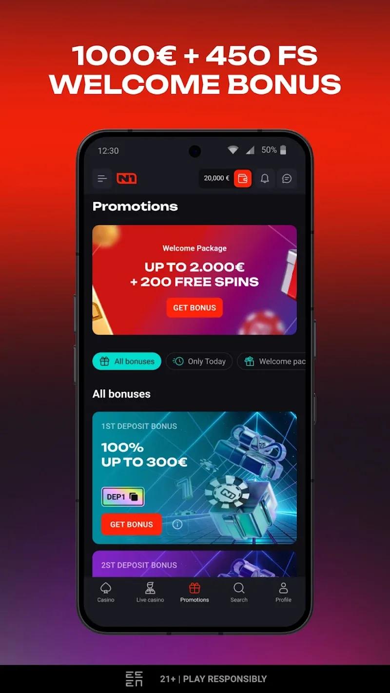 N1 Casino Screenshot 2