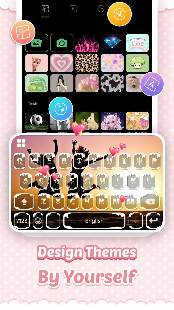 Pink Cute Hippo Theme Screenshot 4