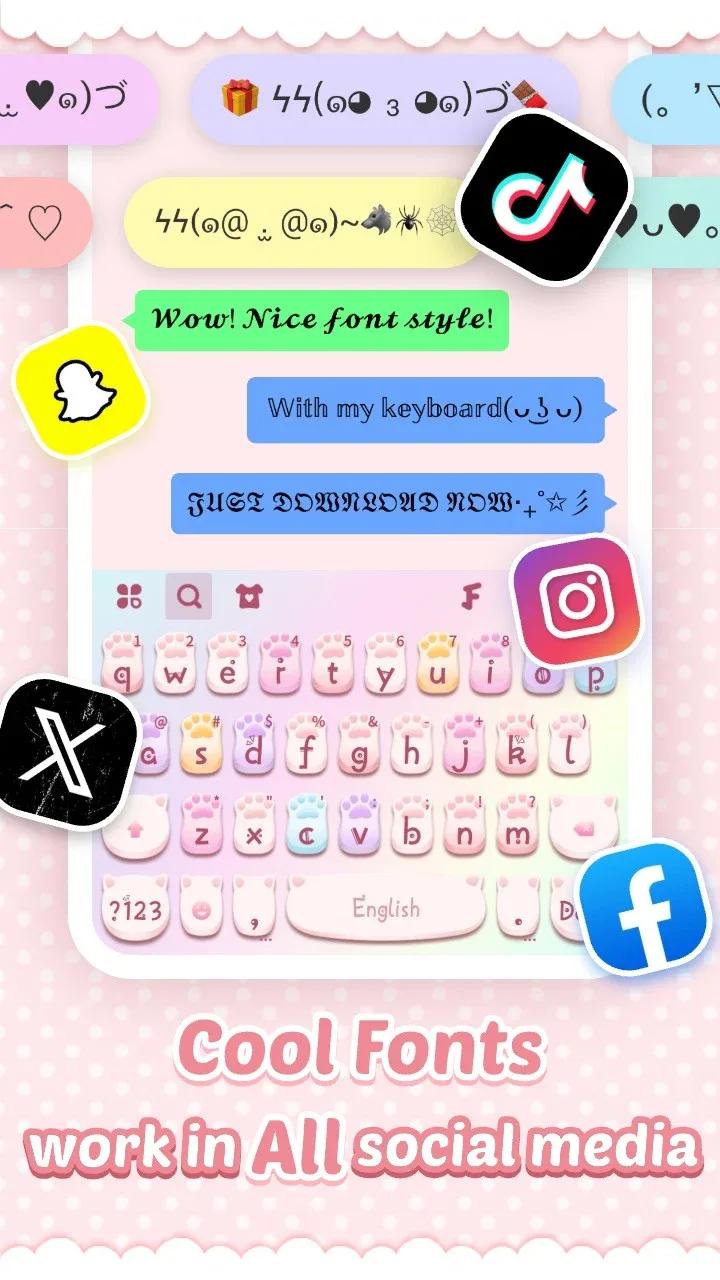 Pink Cute Hippo Theme Screenshot 5