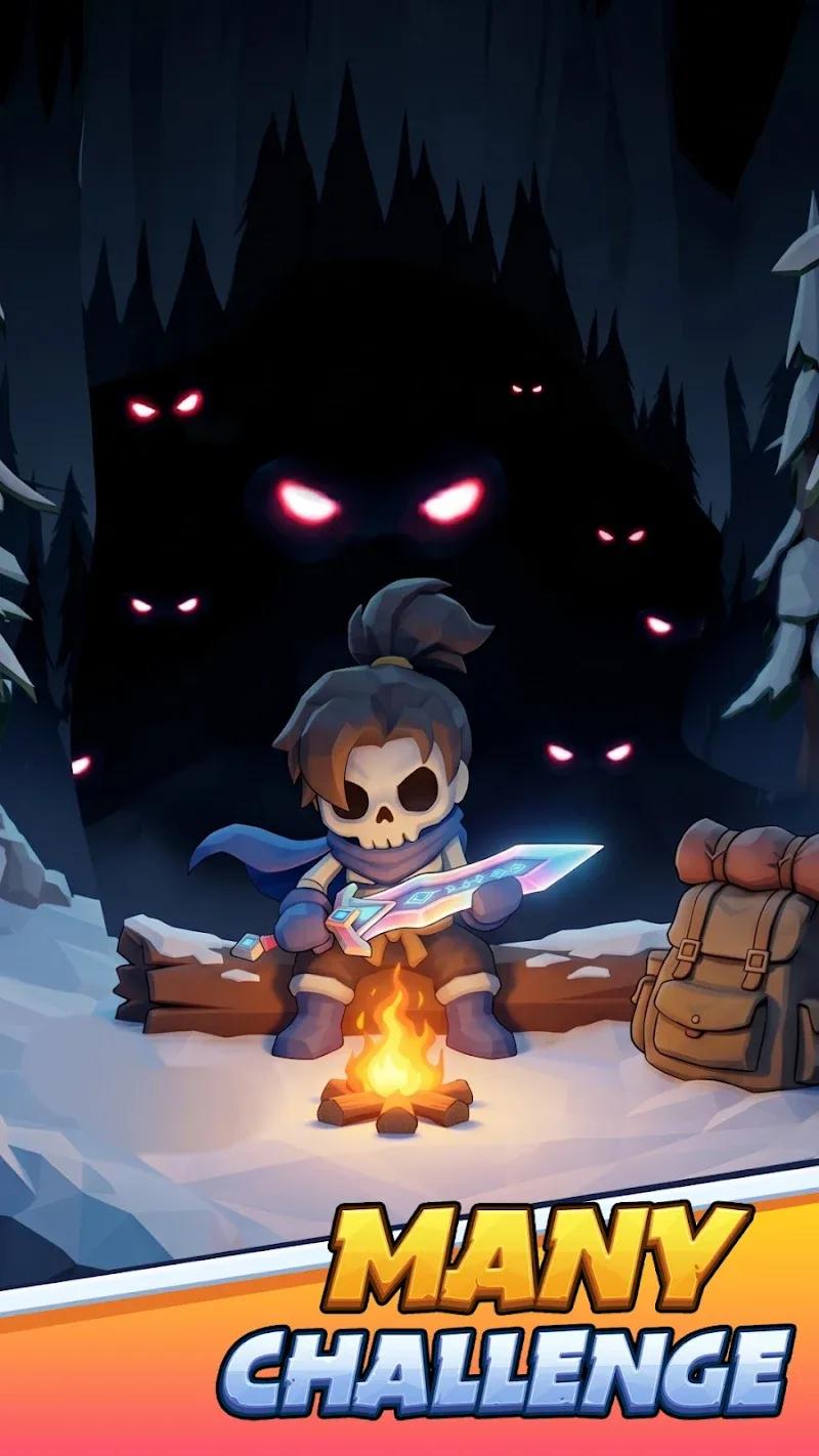 Skull Hero : XP Farm RPG Screenshot 4
