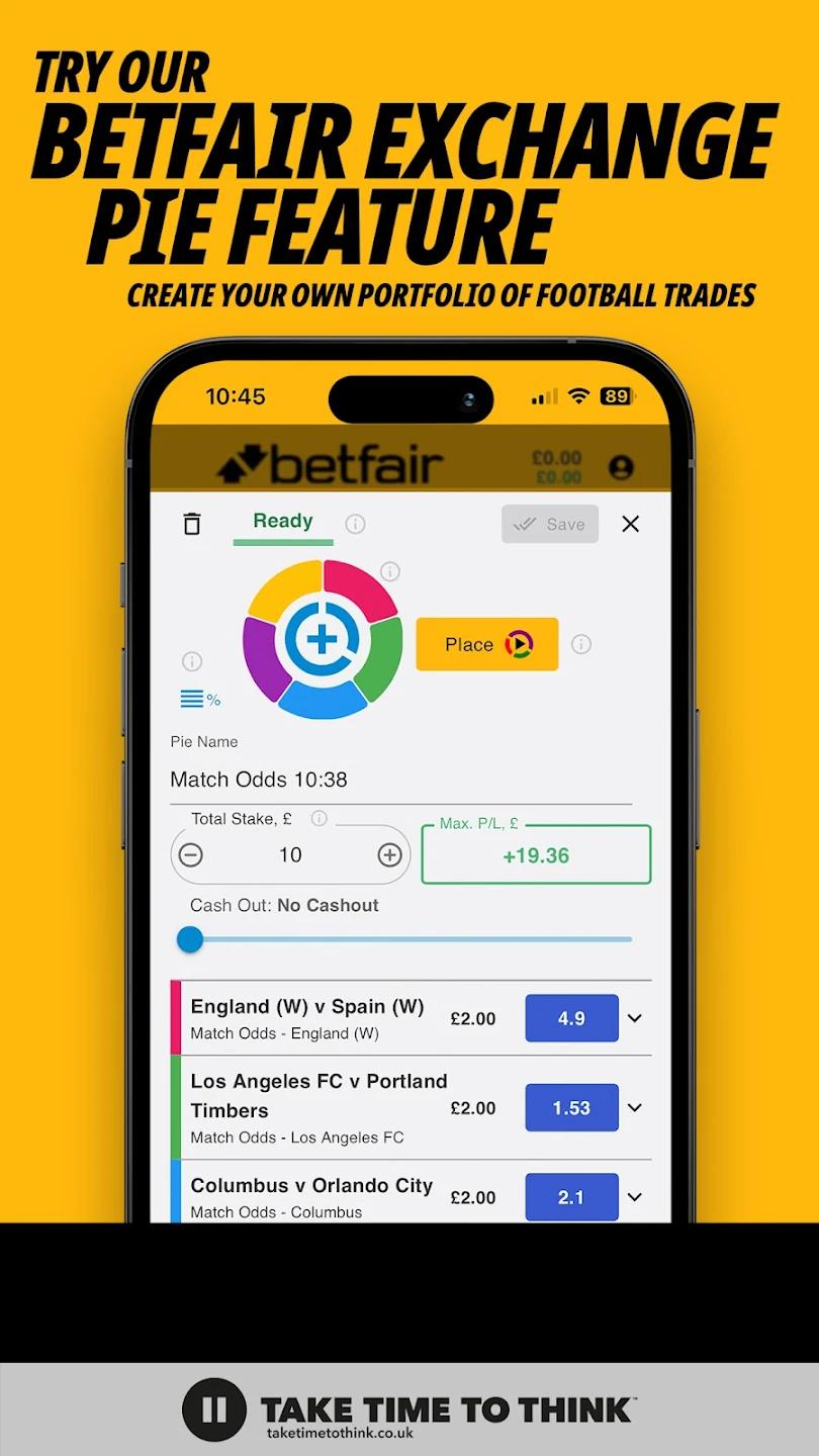 Betfair Exchange Betting Screenshot 3
