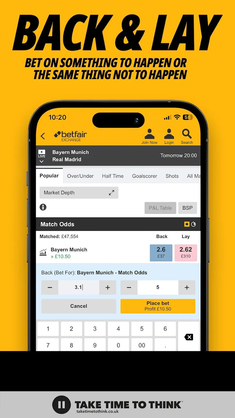 Betfair Exchange Betting Screenshot 4
