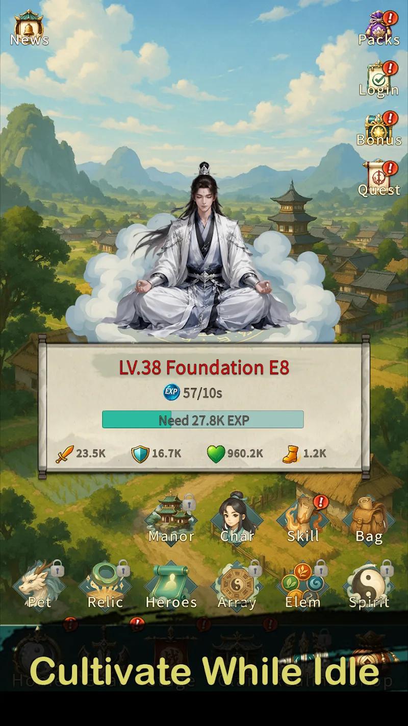 XianPath: Idle Cultivation Screenshot 1