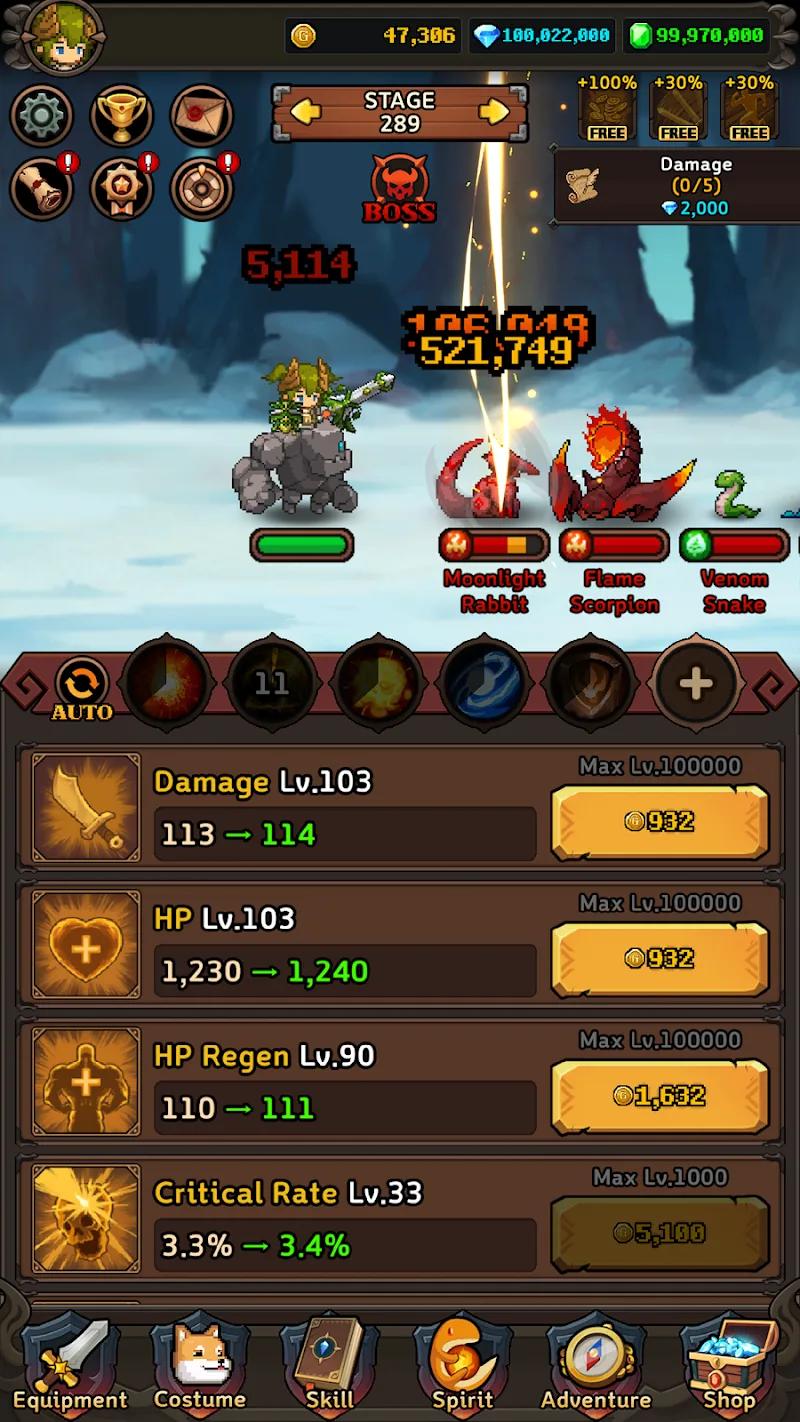 Dragon Slayer : Pixel Idle RPG Screenshot 4