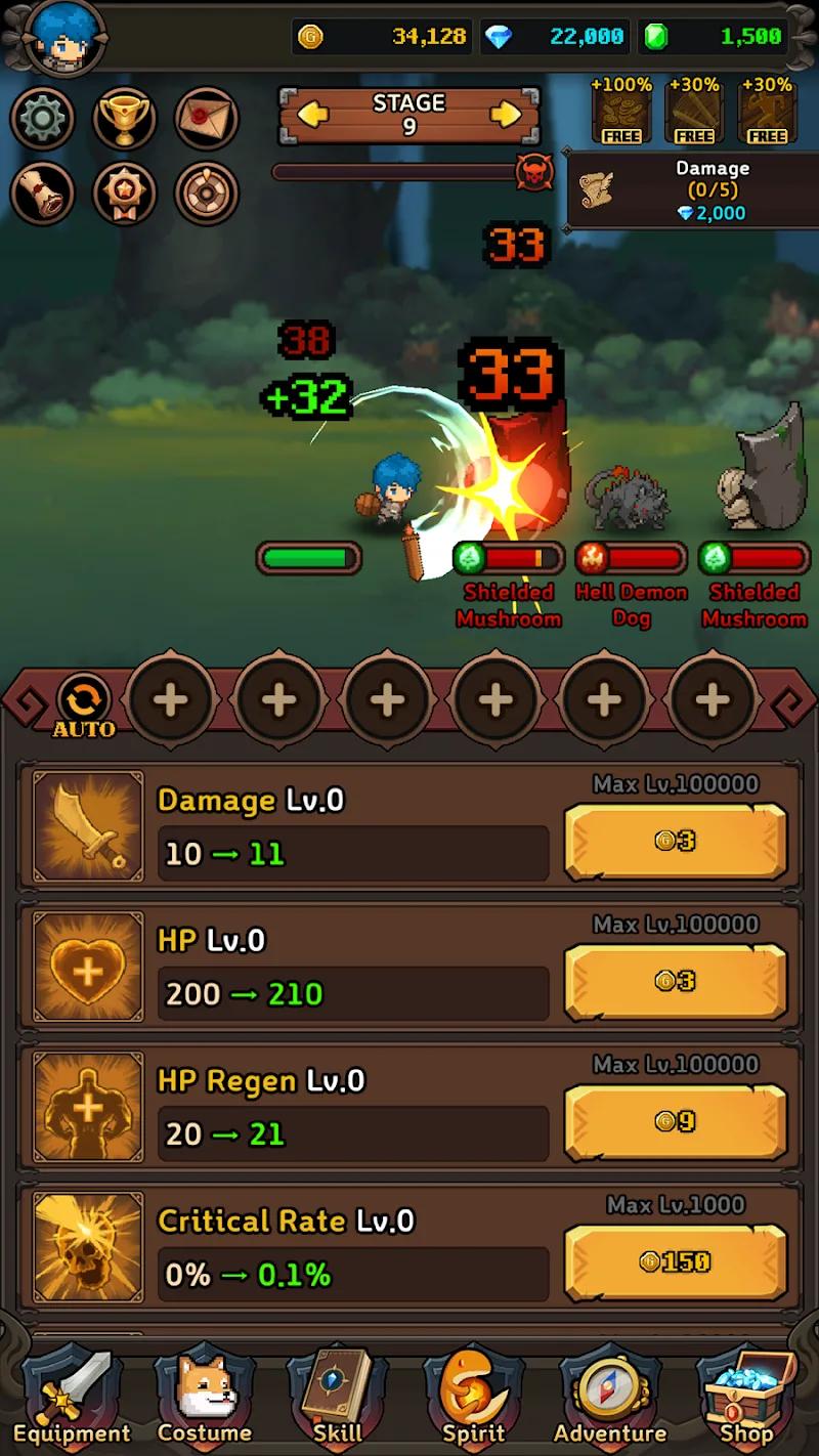 Dragon Slayer : Pixel Idle RPG Screenshot 5