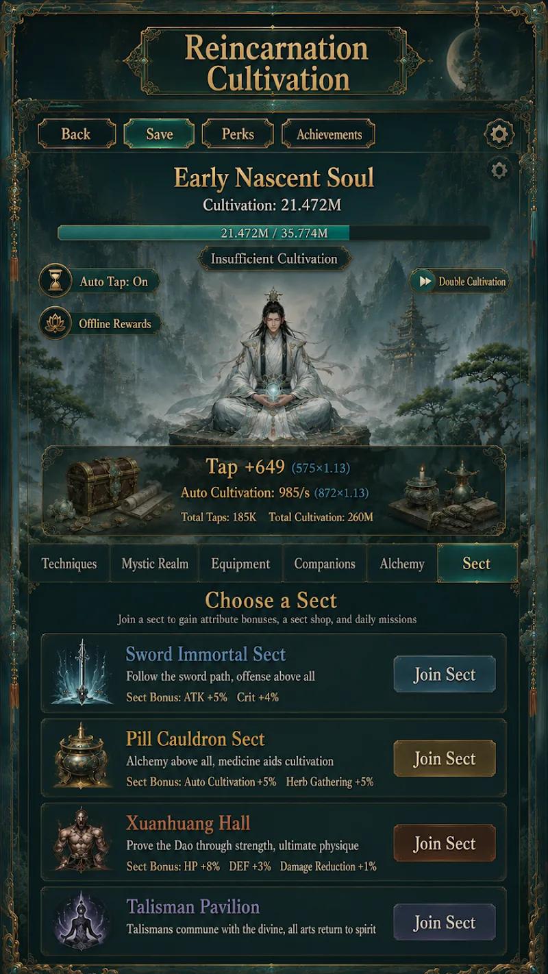 Idle Cultivation Screenshot 1