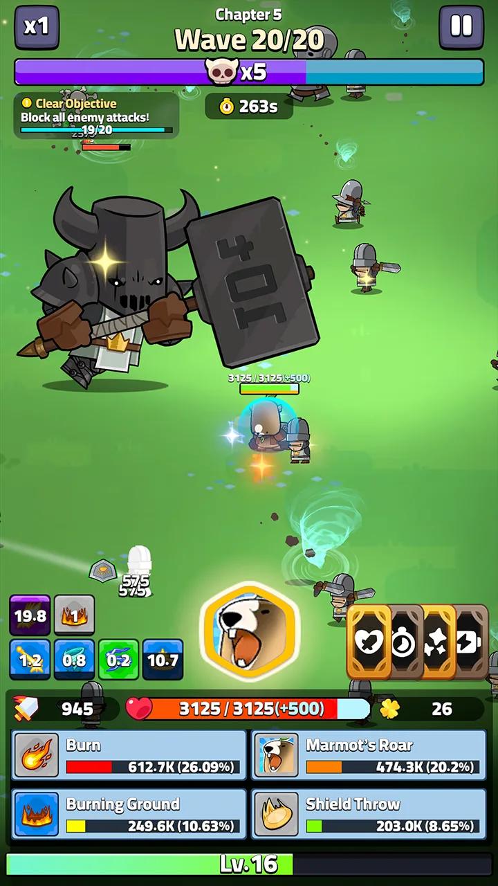 Marmot Survivor : Roguelike Screenshot 5