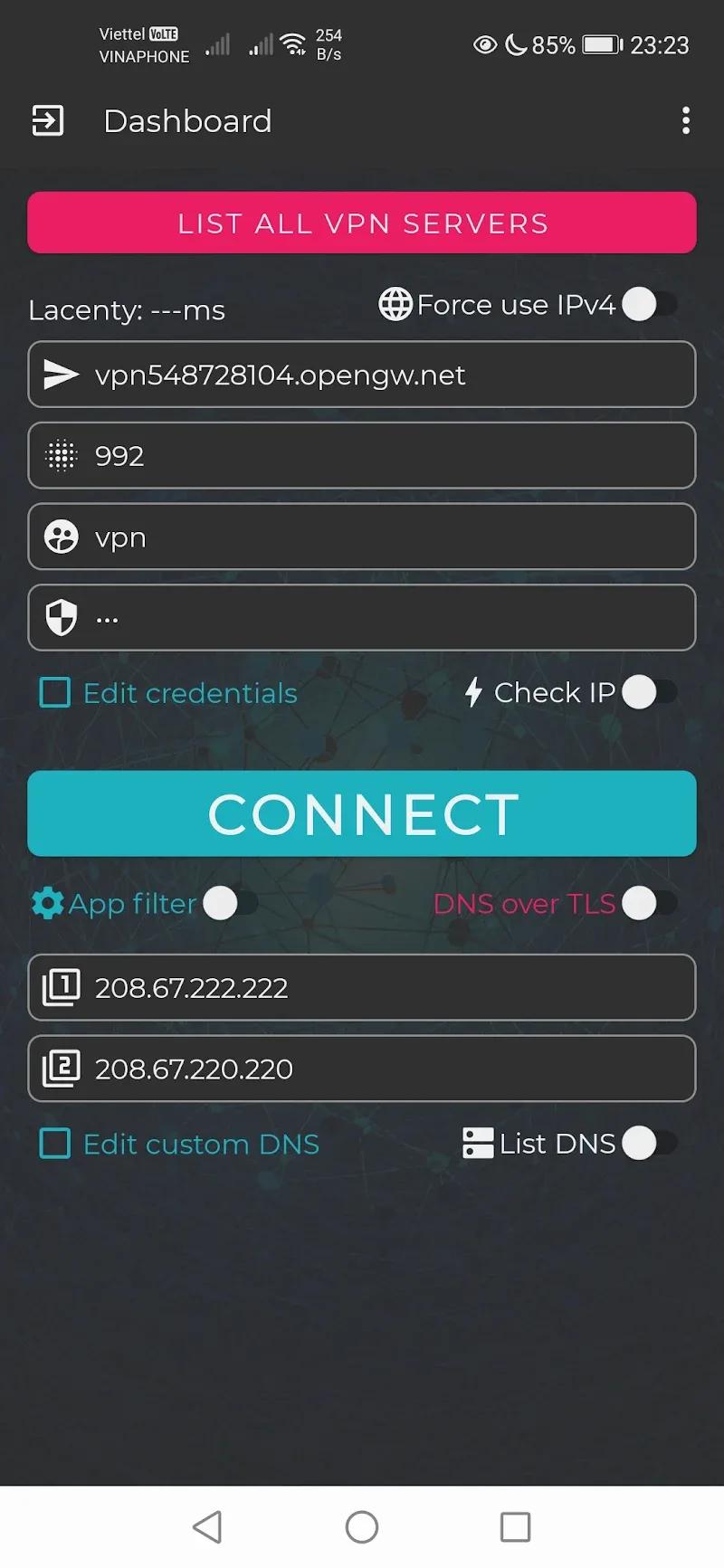 VPN Gate Screenshot 1