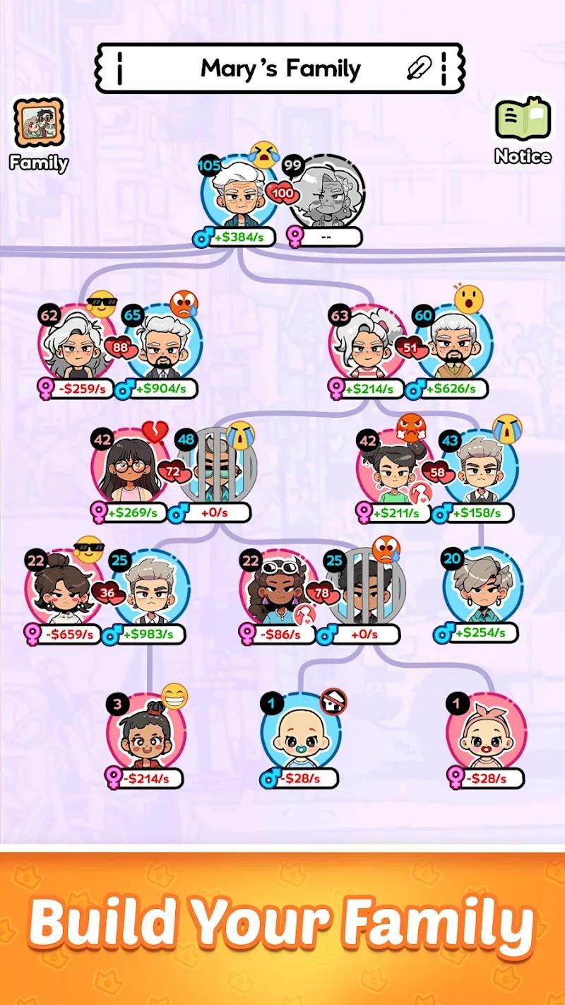 Family Go! - Lifetime Sim game Screenshot 1