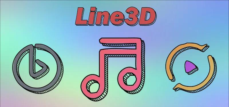 Line3D - Icon Pack Screenshot 3