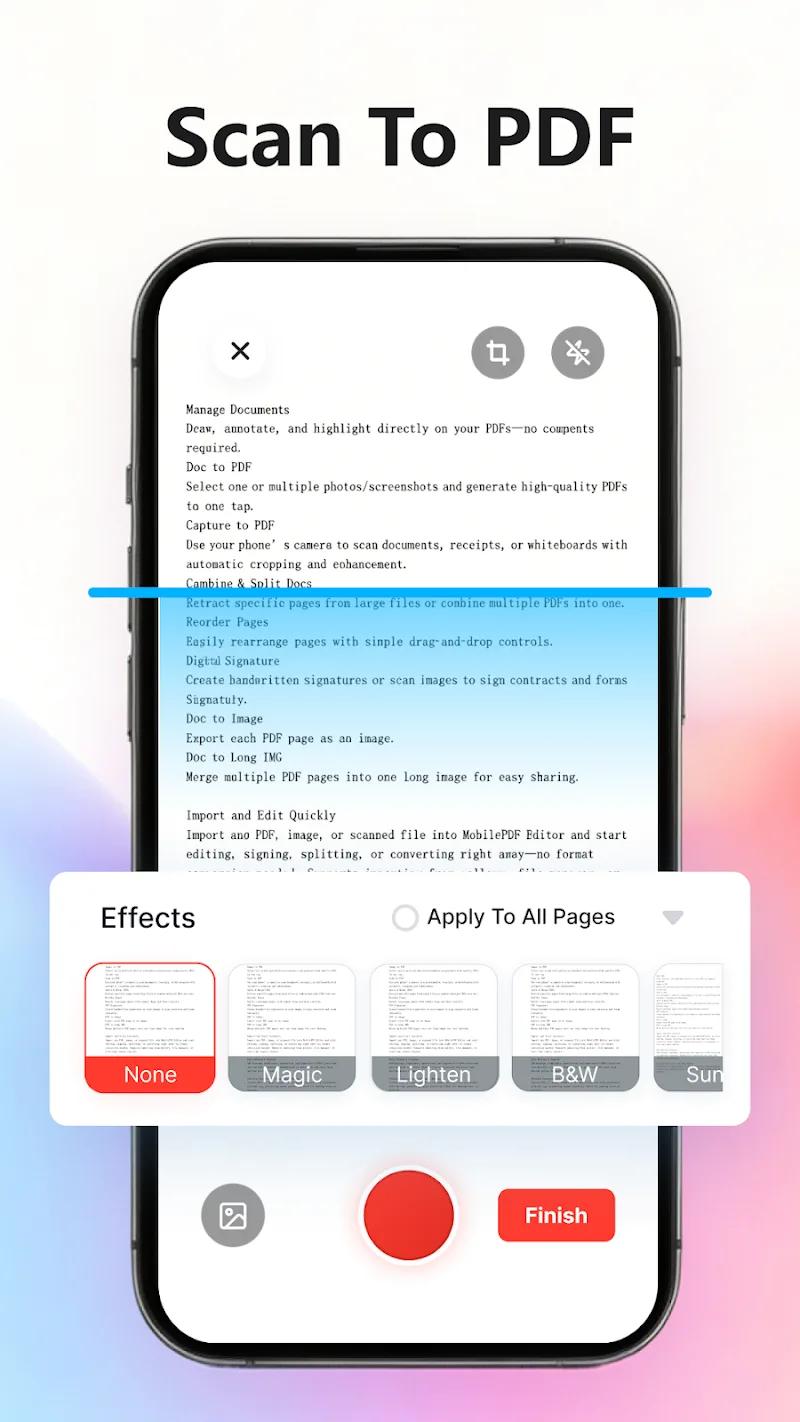 MobilePDF Editor: Image to PDF Screenshot 3