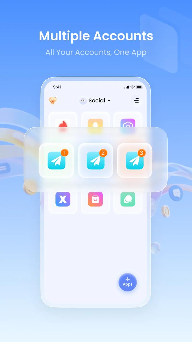MultiSpace: Dual App Cloner Screenshot 2