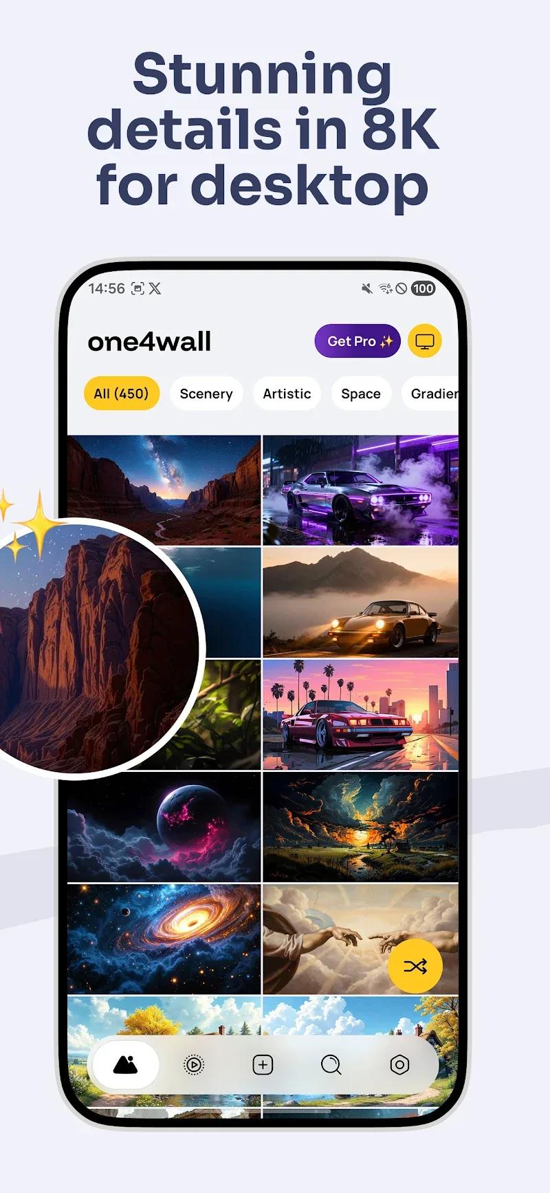 One4Wall: 4K Wallpapers & Live Screenshot 4