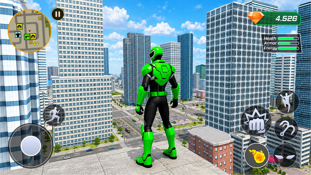 Super Rope: Hero Flying Screenshot 1