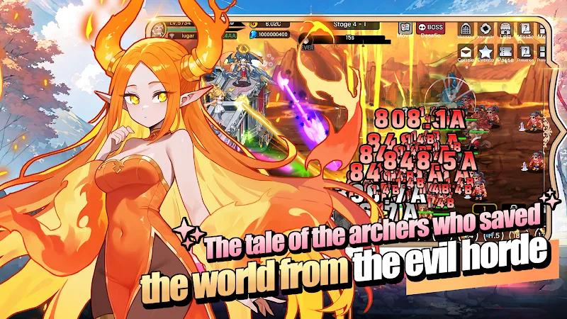 Archer Castle : AFK Idle RPG Screenshot 1