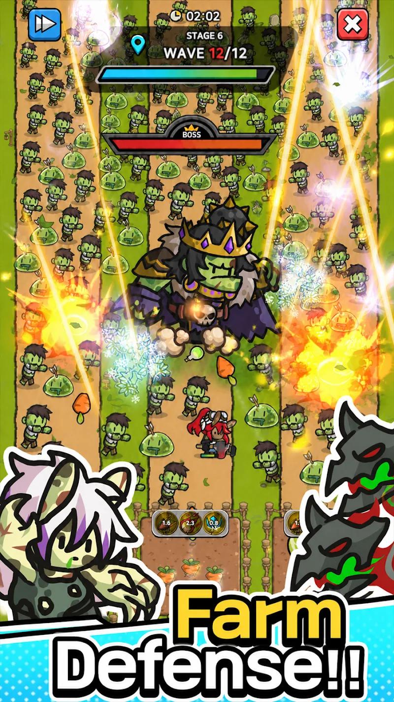 BunnyFarm : Zombie Defense Screenshot 1