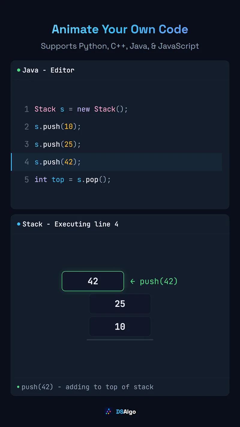 DSAlgo - Algorithms Visualizer Screenshot 5