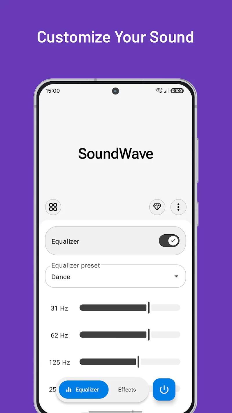 SoundWave: Equalizer & Bass Screenshot 1