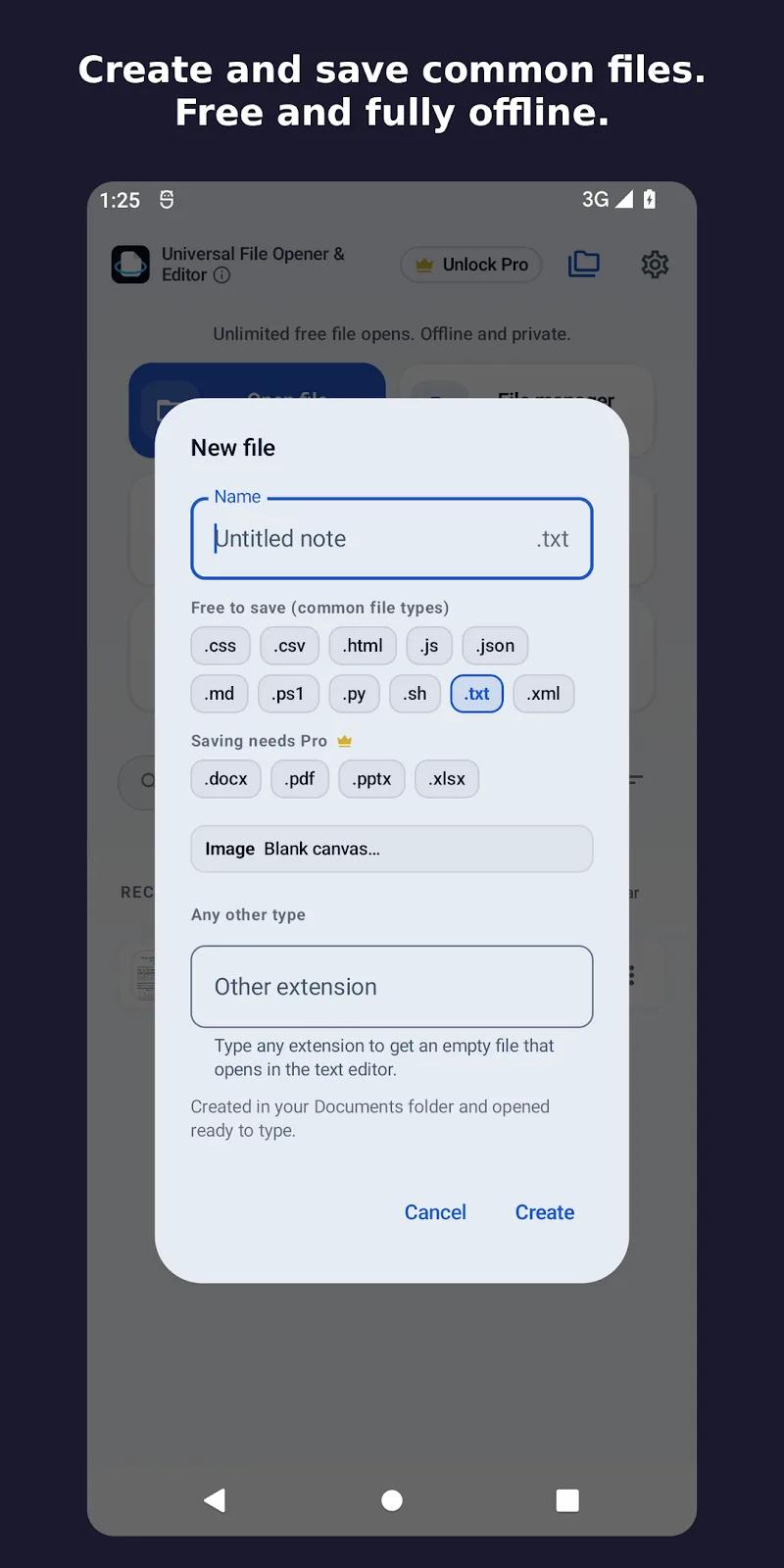 Universal File Opener & Editor Screenshot 3