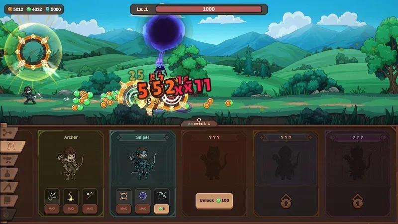Zad Archery: Idle RPG Screenshot 2